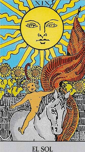 Arcano Mayor Tarot: El Sol