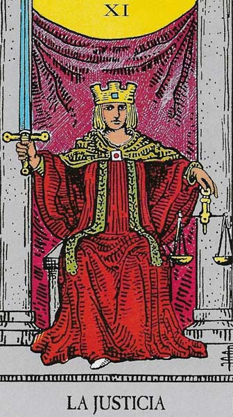 Arcano Mayor Tarot: La Justicia