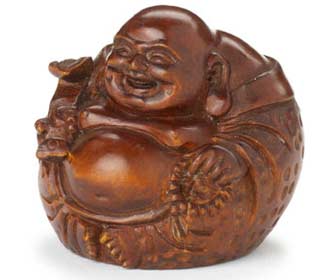 Netsuke Buda de la Abundancia