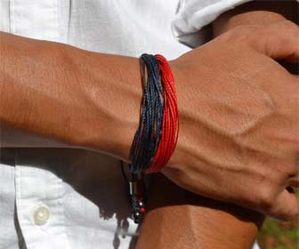 Pulsera de hilo rojo para adelgazar